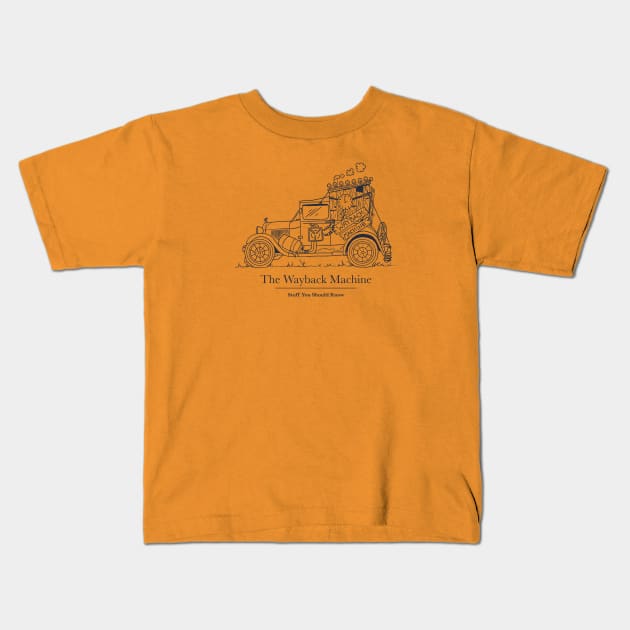 The Wayback Machine Kids T-Shirt by Stuff You Should Know